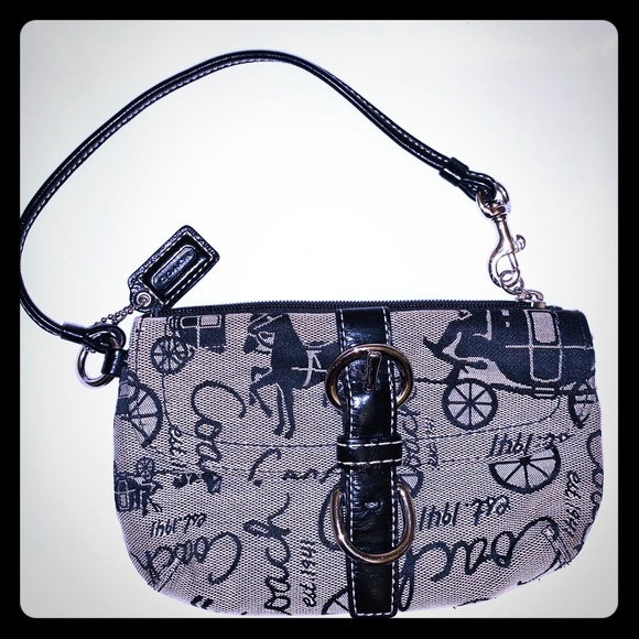 Coach Handbags - COACH CARRIAGE WRISTLET